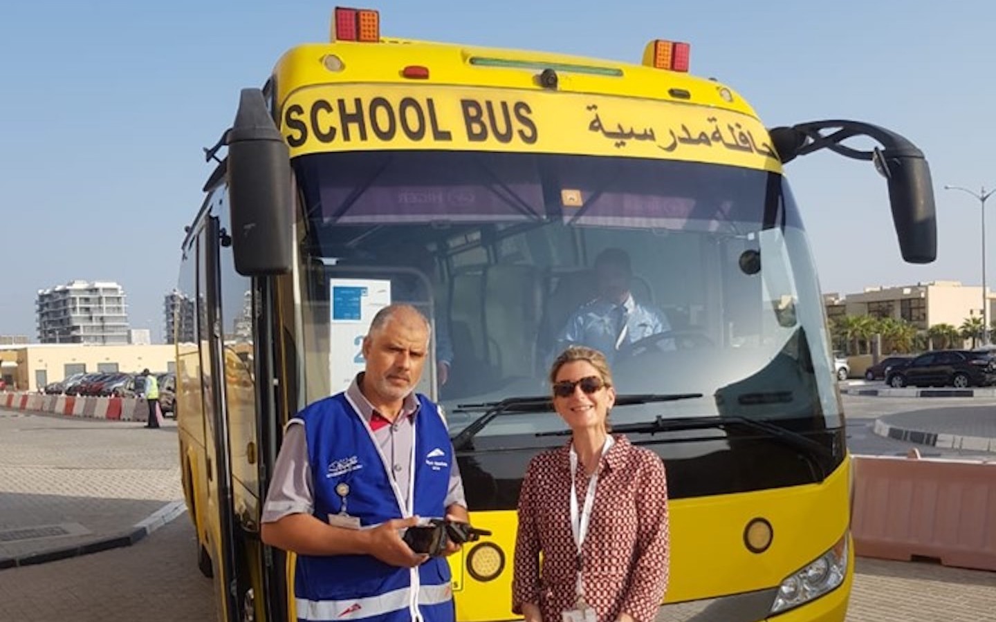 School transport at Jebel Ali School